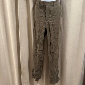 A New Day Womens Olive Green High Rise Slim Fit Ankle Length Pants 8R‎